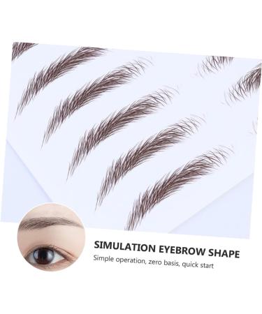MAGICLULU 15 Pcs Eyebrow Stickers Fake Eyebrows 6 Proof Water Transfer Paper with Ink Tool - Buy Online on SooperMarket.com