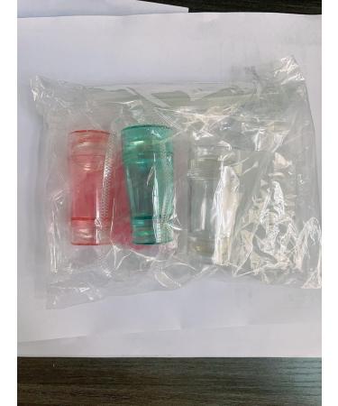 3 Pcs Jelly Nail Art Stamper Set with Double Head Silicone Stampers - Transparent Green Red Soft Nail Stamping Kit for Manicure Tools - Buy Online on SooperMarket.com
