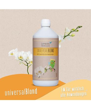 Effective Microorganisms Active Universal Blonde - 1L Ready-to-Use Cleaner & Washing Additive | 100% Vegan - Ideal for Household & Garden | EMA - dimikro  - Buy Online on SooperMarket.com