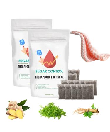 Healthify Sugar Control Therapeutic Foot Soak Sugar Control Therapeutic Foot Soak Bag Blood Sugar Control Therapeutic Foot Soak Sugar Control Soak Foot Salt (20PCS)
