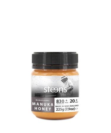 Steens Manuka Honey MGO 830+ Pure & Raw 100% Certified UMF 20+ Manuka Honey - Bottled and Sealed in New Zealand - 225g