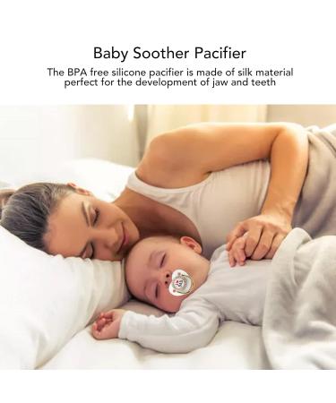 Rhinestone Baby Pacifier for Jaw Development | Safe & Stylish for 6-18 Months - Buy Online on SooperMarket.com