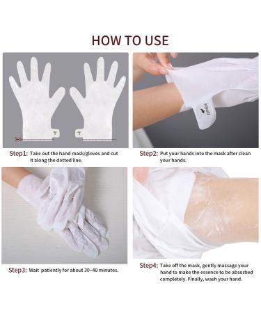 Lamilee Hand Peel Mask - Exfoliating Milk Gloves for Moisturizing & Repairing Rough Skin | SPA Hand Treatment for Men & Women - Buy Online on SooperMarket.com