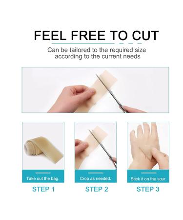 3Meters Silicone Scar Roll for C-Section Surgery Burn Keloid Acne - Drug-Free Professional Scar Sheets - Buy Online on SooperMarket.com
