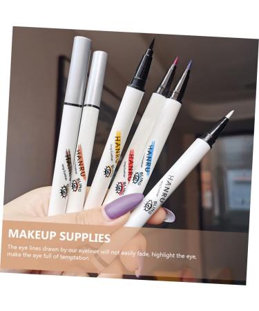 NOLITOY 6pcs Eyeliner Pencil White Eye Liner Pencils Eye Makeup Liquid Eyeliner No Smudge Miss Abs - Buy Online on SooperMarket.com