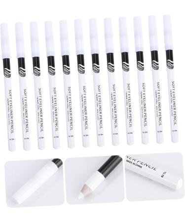 OSALADI 12pcs Eyeliner Pencil White Outfits Mechanical Pencils Makeup Eyeliner Applicator Ultra Thin Suite - Buy Online on SooperMarket.com