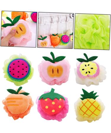 Beavorty 12 Pcs Bath Balls & Shower Poufs - Two-Color Mesh Sponge - Elevate Your Bathing Experience | International Shipping Available - Buy Online on SooperMarket.com