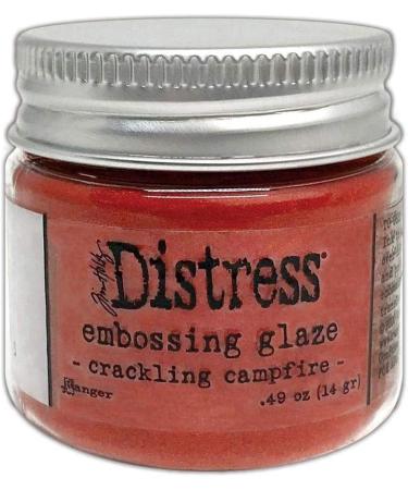 Tim Holtz Distress Embossing Glazes Bundle - Speckled Egg, Kitsch Flamingo, Crackling Campfire, Rustic Wilderness | 4 Item Set - Buy Online on SooperMarket.com