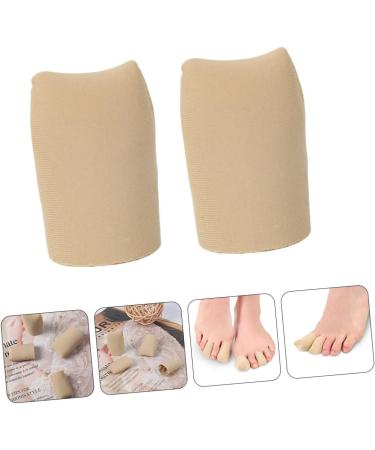 Healeved 2pcs Toe Tabs Protective Case - Moisturizing Toe Covers for Sports - Gel Toe Protective Sleeves 2.6x4cm - Buy Online on SooperMarket.com