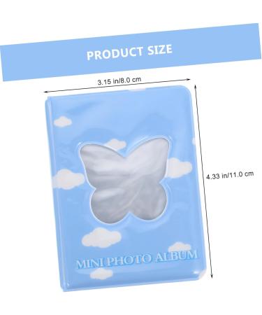 PRETYZOOM Mini Picture Album Keychain Photo Album Leather Scrapbook Wedding Picture Album Business Cards Holder Books Lovers Clip 11X8cm As Shown 4 - Buy Online on SooperMarket.com
