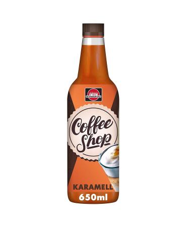 Schwartau Coffee Shop Caramel coffee syrup to refine coffee specialties 650ml caramel