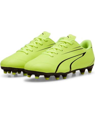 PUMA Unisex Kids Vitoria FG/AG Jr Football Shoe - 38.5 EU - Electric Lime & Puma Black - Best Price & Fast Shipping - Buy Online on SooperMarket.com