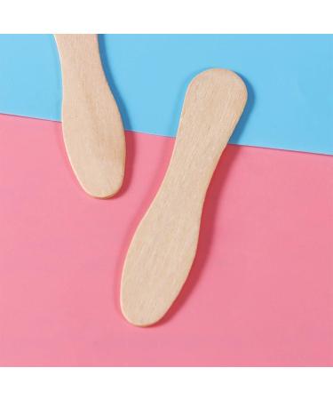 Condiment Spoons 100pcs Wooden Ice Cream Spoons Wood Taster Spoons Popsicle Paddles Spoon Spoons - Buy Online on SooperMarket.com