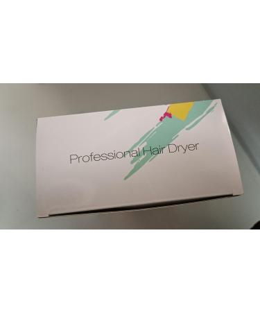 JIAABCHOMO 2000W Professional Hair Dryer with Ionic Technology - Fast Drying, 1 Diffuser, 2 Nozzles, 2 Speeds, 3 Heat Settings - Perfect for Women's Curly and Straight Hair - Buy Online on SooperMarket.com