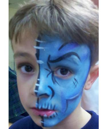 Go Ho Cream-Blendable Blue Face Paint Stick (1.06 Oz) - Full Body Paint Stick for Adults & Kids - Halloween Cosplay & SFX Makeup - Waterproof - Buy Online on SooperMarket.com