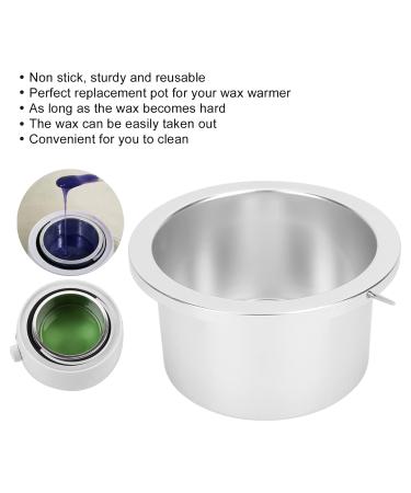 Wax Pot - Aluminum Waxness Empty Metal Pot & Replacement Inner Pot for Hair Removal - Wax Warmer Bowl - Buy Online on SooperMarket.com