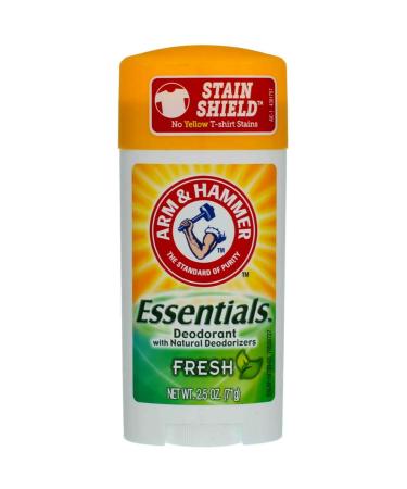ARM & HAMMER Essentials Natural Deodorant Fresh 2.50 oz (Pack of 7)