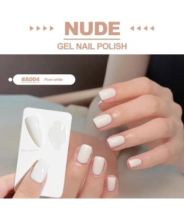 French Manicure Kit French Manicure Gel Polish Kit White Nail Polish French Tip French Manicure Gel Set with Nail Stamping Kit Soak Off UV/LED French Manicure Gift Set for Women Girl (Pink+Nude) - Buy Online on SooperMarket.com