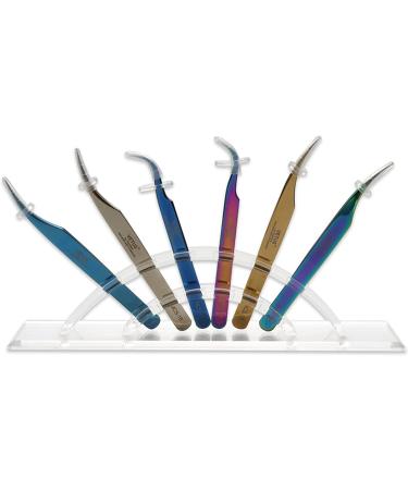 D-Life 2 Pcs Acrylic Tweezers Stand Holder - Eyelash Extension Storage Rack - Buy Online on SooperMarket.com
