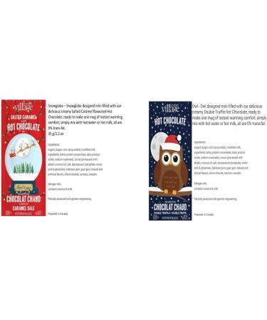 Hot Chocolate Selection Gift Hamper - 10 Festive Hot Character Chocolate Sachets 35g each - Buy Online on SooperMarket.com