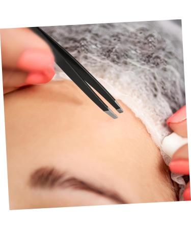 Gogogmee Double-Ended Eyebrow Tweezers Eyebrow Repairing Tweezer Eyebrow Grooming Tool False Eyelash Pick Tweezer Eyelash Pick up Tool Tweezer for False Eyelash Eyebrow Clip Stainless Steel - Buy Online on SooperMarket.com