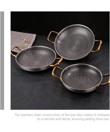 Angoily Frying Pan Griddle Honeycomb Non Stick Fry Pan Household Skillet Honeycomb Skillet Fry Pan for Outdoor Cooking Fry Pans for Cooking Stainless Steel Cooking Utensils 26c - Buy Online on SooperMarket.com