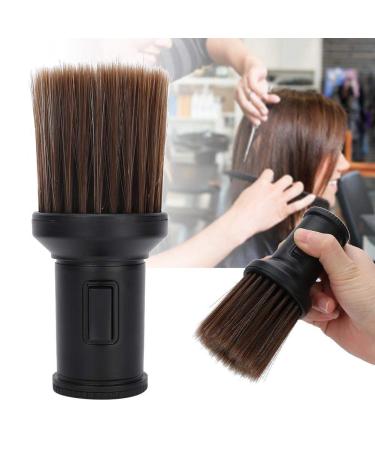 Neck Duster Brush Beard Shaving Brush for Barber Shop Multifunctional Broken Hair Sweep Brush Professional Barber Fiber Wooden Handle(1#)