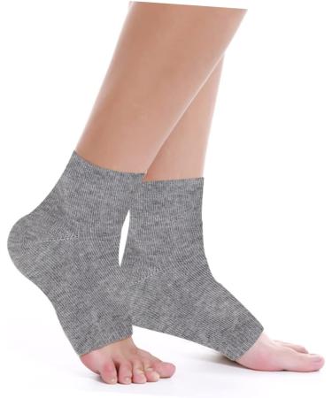 PLAFOPE 4 Pairs Anti-Crack Socks Feet Care Socks Men Socks Gel Spa Socks Heel Sleeves Ankle Socks Spa Gel Socks Anti Crack Heel Socks Mens Sock Feet Repair Socks Foot Socks Man Socks - Buy Online on SooperMarket.com