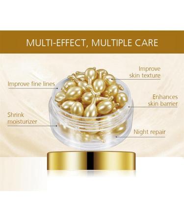 Advanced Vitamin C Serum Hyaluronic Essence Capsules Skin Care Cream Moisturizer For The Face Reduces Wrinkles Fine Lines Aging - Buy Online on SooperMarket.com