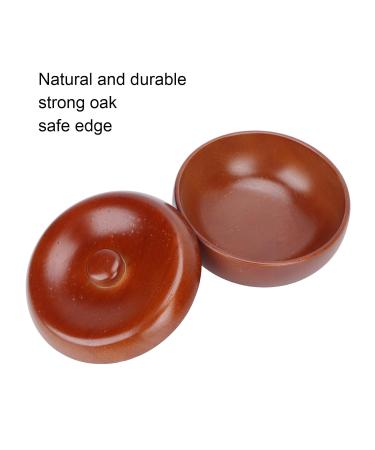 Premium Dustproof & Waterproof Wooden Shaving Soap Bowl with Lid Ideal for Cream Shaving | International Shipping Available - Buy Online on SooperMarket.com
