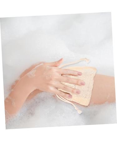 MUSISALY 16 Pcs Soap Storage Bag Shower Foaming Nets Exfoliating Soap Bar Body Bar Soap Cotton Linen - Buy Online on SooperMarket.com