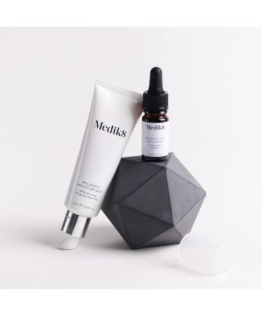 Medik8 Balance Moisturiser & Glycolic Acid Activator - 97% Oil-Free Probiotic Mattifier with AHA Surface Perfector - 50ml & 10ml - Buy Online on SooperMarket.com