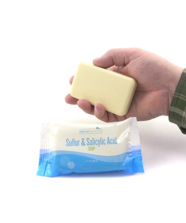 Dermaharmony Sulfur & Salicylic Acid Bar Soap - 3.7 oz - Clarifying Skincare Treatment - Buy Online on SooperMarket.com