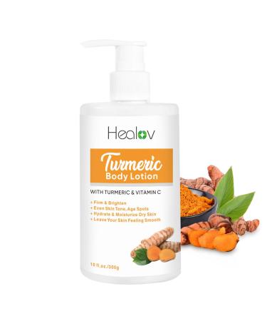 Turmeric Lotion for Dark Spots Natural Turmeric Skin Brightening Cream for Face & Body Turmeric Face Cream to Cleanse Skin Fight Acne Even Tone Clear Scars Sun Damage & Hyperpigmentation