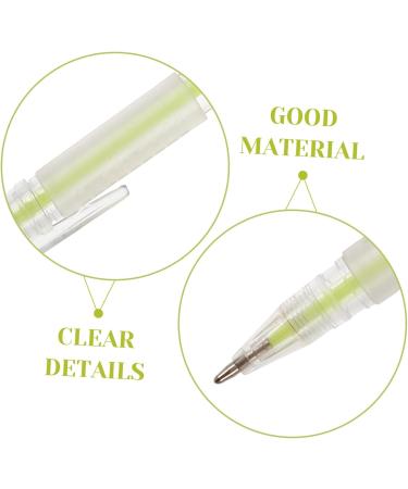FOYTOKI 5pcs Beauty Spot Eyebrow Pen Eyebrow Permanent Pen White Markers Medical Plastic - Buy Online on SooperMarket.com