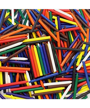 Bulk Unwrapped Crayons Case of 270 (9 colors Wax) for Crafting Parties Kids | Paperless Crayons with No Paper Wrapper | Safety Tested Compliant with ASTM D-4236