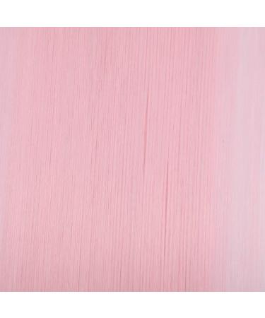 Light Pink Clip-in Hair Extensions - 26 (66cm) Straight Hairpiece 140g - Realistic 8 Wefts for Stunning Style - Buy Online on SooperMarket.com