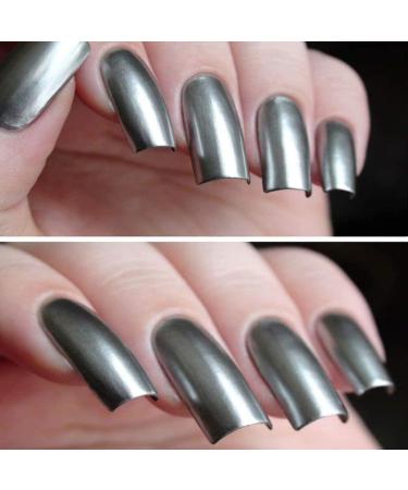 Mirror Nail Polish Long Lasting Metallic Nail Varnish 6ml Quick Drying Gel Polish Metallic Gel Nail Varnish - Buy Online on SooperMarket.com