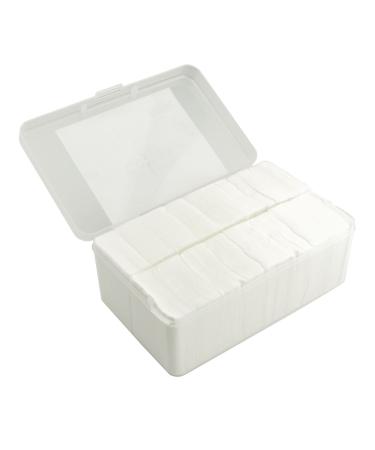 Mirea Remove Facial Makeup Cotton Pads - Super Thin 100% Pure Cotton Puff for Easy Makeup Removal - 1000 Pieces with Storage Box - Buy Online on SooperMarket.com
