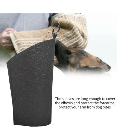 Dog Bite Sleeves Soft Dog Training Arm Sleeve Bite Training Protection Sleeve Black Burlap Arm Protection Sleeves for Dog Training Supplies - Buy Online on SooperMarket.com