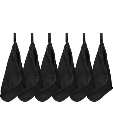 URAQT 6 Pack Face Cloths Make Up Remover 7.87 * 7.87in Soft Microfibre Face Wipes for Reusable Makeup Remover Cloth Washable Ultra Soft Facial Cleansing Wipe Cloths (Black) 6 Pcs-Black - Buy Online on SooperMarket.com