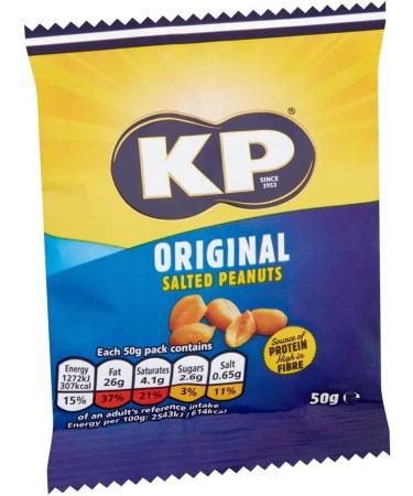 KP Original Salted peanuts Pub Card 21 X 50 G KP Original Salated - Buy Online on SooperMarket.com