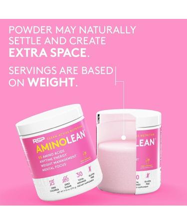 AminoLean Pre Workout Powder - Energy Boost & Weight Management with BCAA Amino Acids, Natural Caffeine - 30 Servings - Buy Online on SooperMarket.com