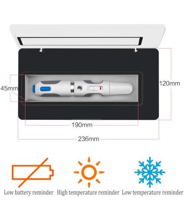 Insulin Cooler Camp Fridge Large-Capacity Medicine Cabinet Intelligent Temperature Control Multiple Power Supply Modes Suitable for Car/Travel/Aircraft - Buy Online on SooperMarket.com