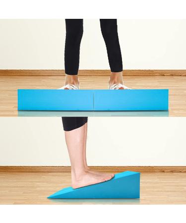 DEAYOU 2 Pack Yoga Foam Wedge  13" EVA Foam Incline Wedge  Stretch Slant Board Exercise  Improve Lower Leg Strength  Calf Raise Squat Block  Ankle Foot Stretcher  Knee Pad  Wrist Back Support  Blue - Buy Online on SooperMarket.com
