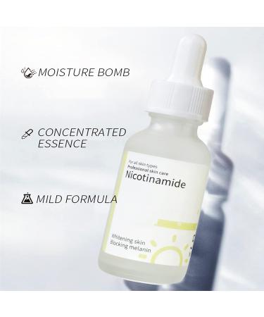 EHIOG niacinamide serum the ordinary Facial Serum Pore Reducer for Shrinking Enlarged Pores Hydrating Skin and Balancing Sebum Production for Women and Men (30ml) - Buy Online on SooperMarket.com