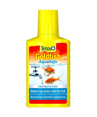 Tetra Goldfish AquaSafe to Turn Tap Water into Safe and Healthy Water for Goldfish 100 ml 100 ml (Pack of 1)