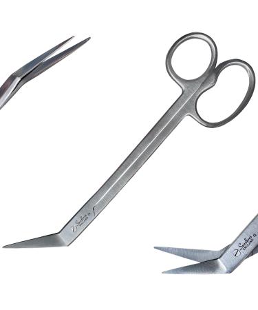 Long Handled Toenail Clippers for Thick Nails 7.5" Angled Tip Long Handled Nail Scissors for Toenails Heavy Duty Long Handled Toenail Scissors for Thick Nails Podiatry Tools for Elderly Back Pain