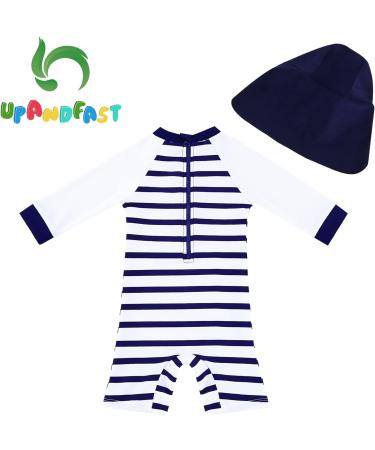 UPF 50+ Anchor Toddler Swimwear | Zipper One Piece Swimsuit 2-3 Years - Buy Online on SooperMarket.com