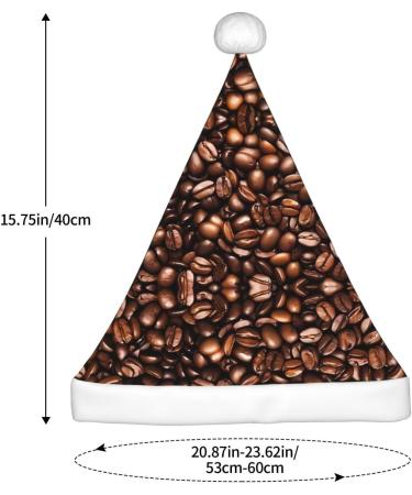Chrysm Festive Christmas Hat Long-Lasting Color Perfect Accessory For Holiday Parties Adult Sizegraffiti Lips Funny Roasted Coffee Beans One Size - Buy Online on SooperMarket.com